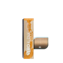 Cargar imagen en el visor de la galería, JOICO TINTE VERO K-PAK COLOR VKC SERIE DORADO 8G, 74 ML