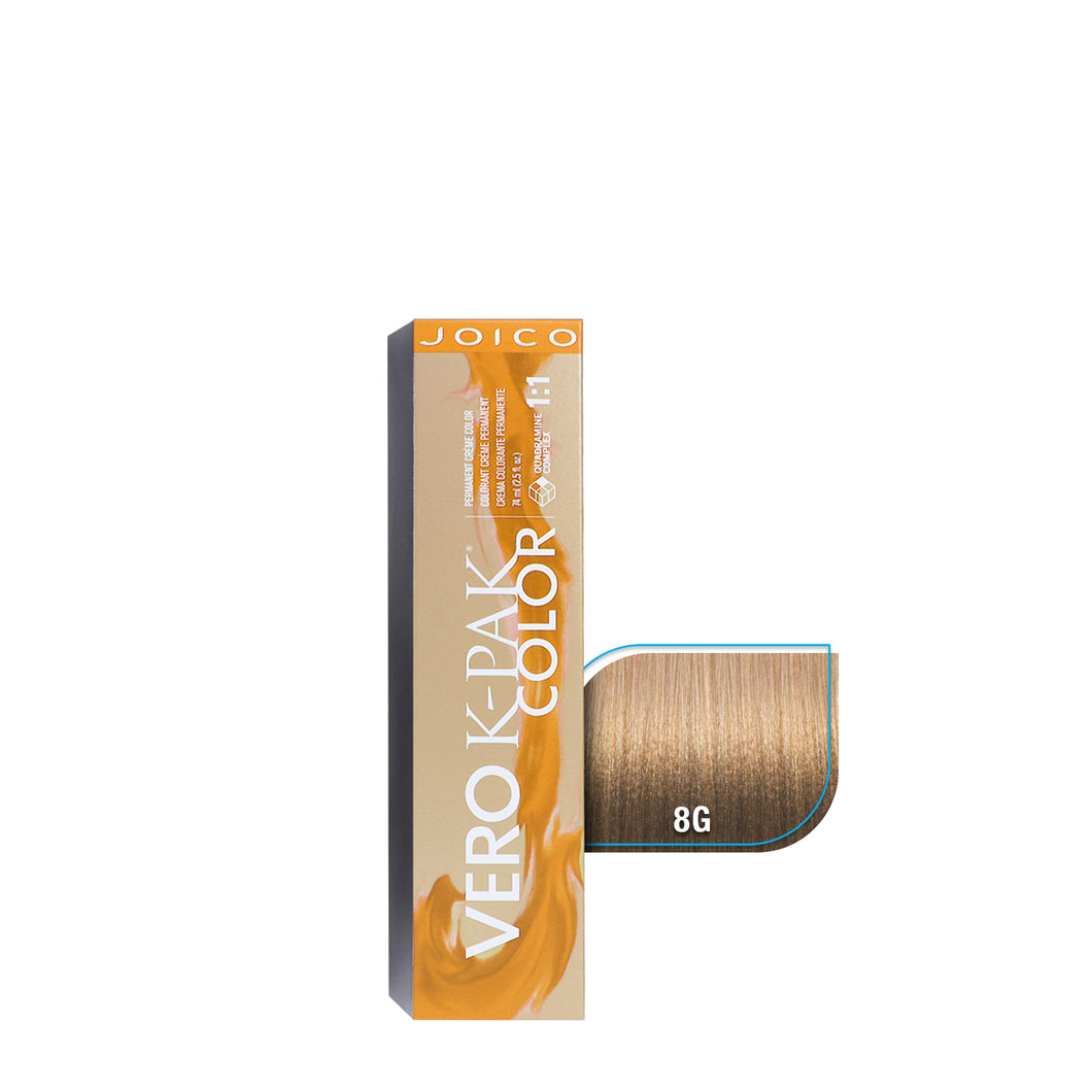 JOICO TINTE VERO K-PAK COLOR VKC SERIE DORADO 8G, 74 ML