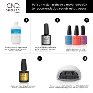 cnd shellac cuppa joe beauty art mexico