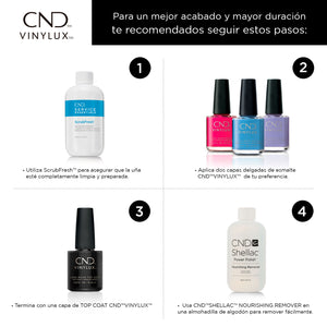 cnd vinylux hot chilis beauty art mexico