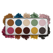 Cargar imagen en el visor de la galería, kryolan eye shadow palette 10 classic beauty art mexico