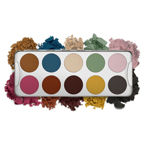 kryolan eye shadow palette 10 classic beauty art mexico