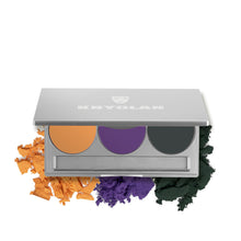 Cargar imagen en el visor de la galería, kryolan eye shadow trio set nightdream beauty art mexico
