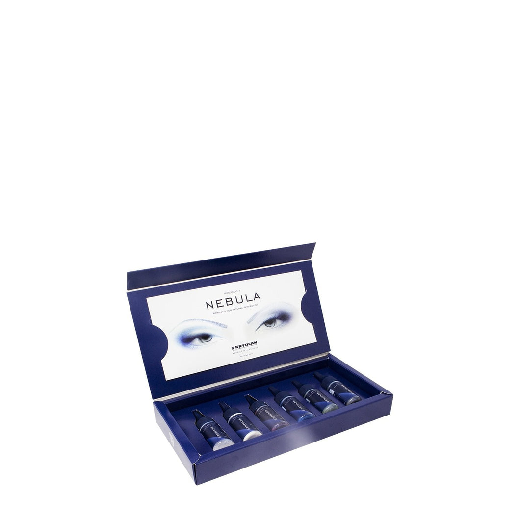 kryolan nebula iridescent set 6 colors beauty art mexico